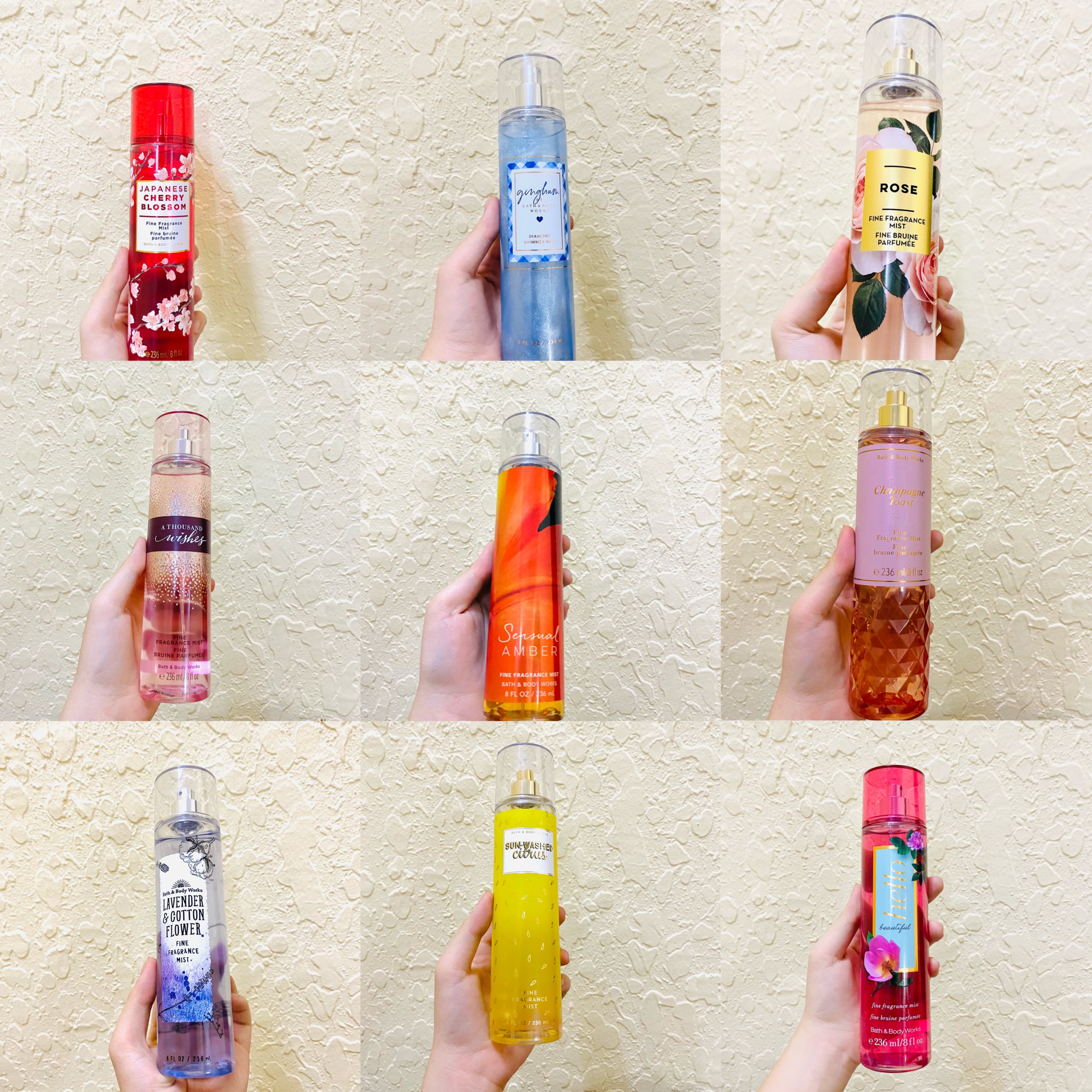 Body Mist Bath & Body Work - Nước hoa Bath & Body Mist