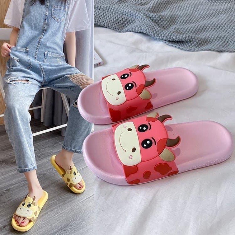 Dép Lê Bò Sữa kèm ảnh thật