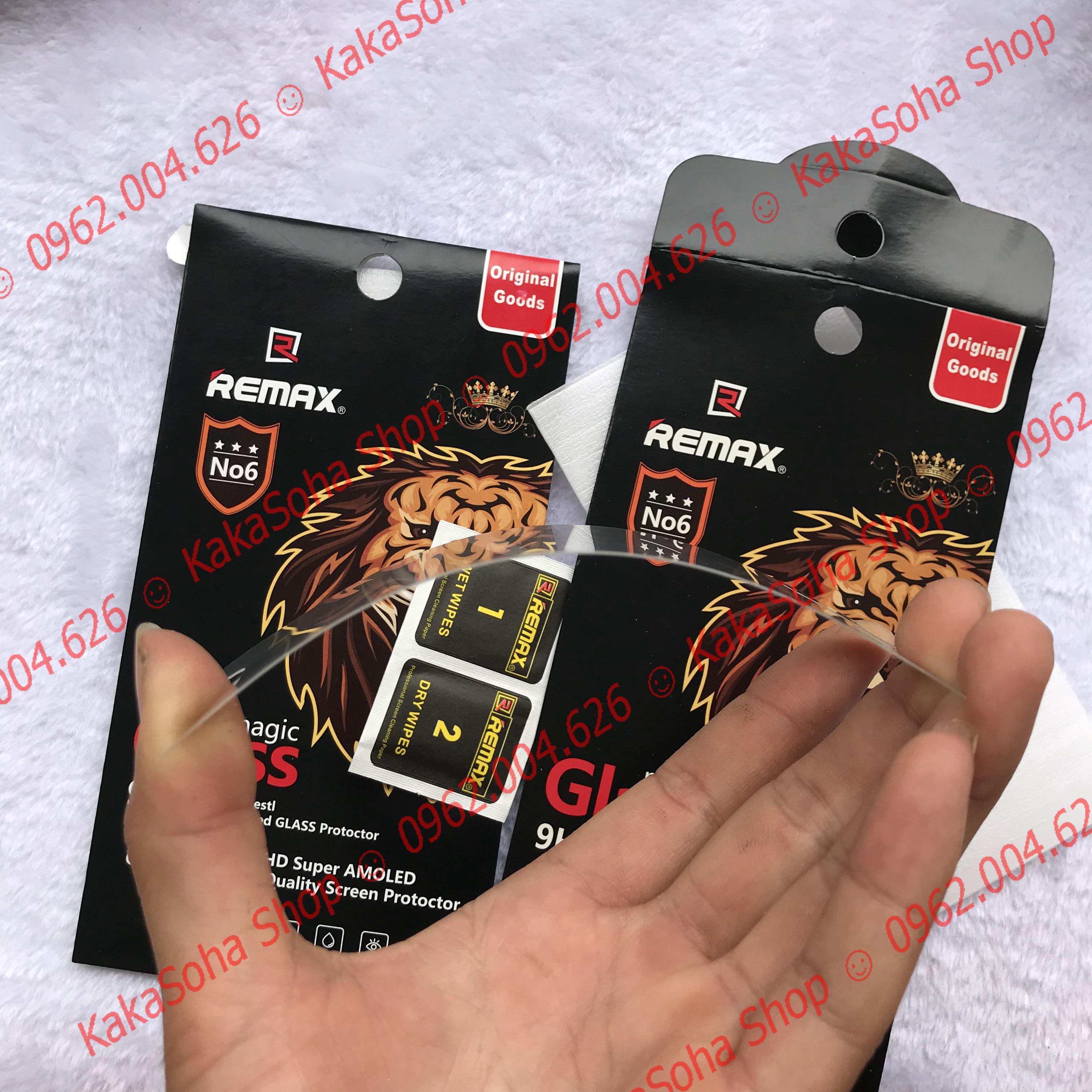 Kính cường lực Remax Iphone 6/7/8/X/Xs/XsMax