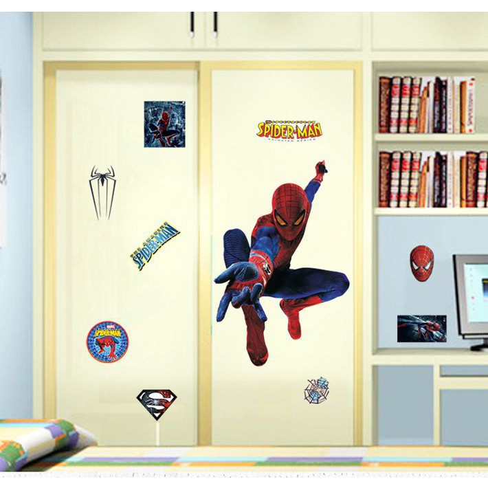 [HCM]Decal Dán Tường Người Nhện - Msp Db049