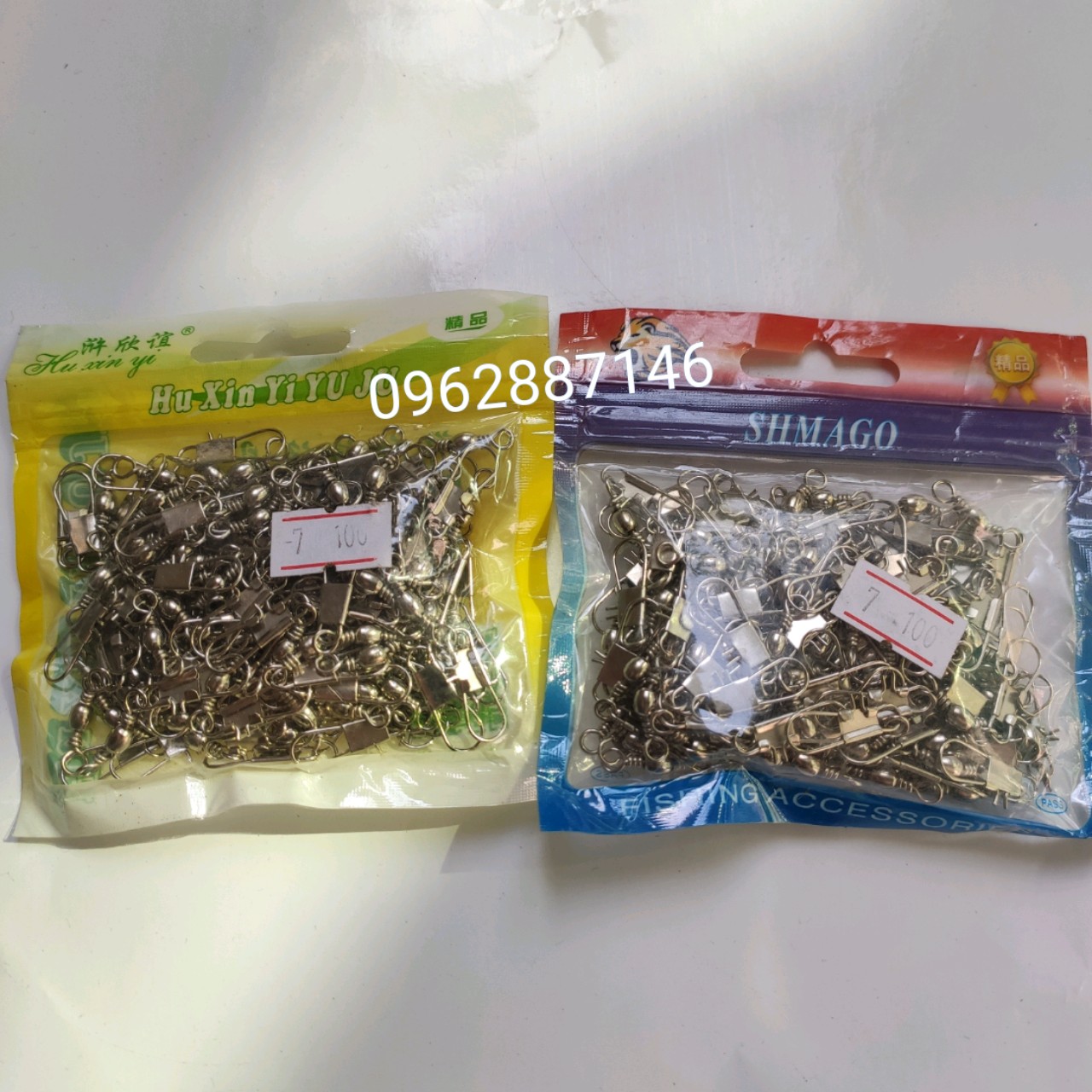 100 chiếc khóa link ma ní câu cá loại 1