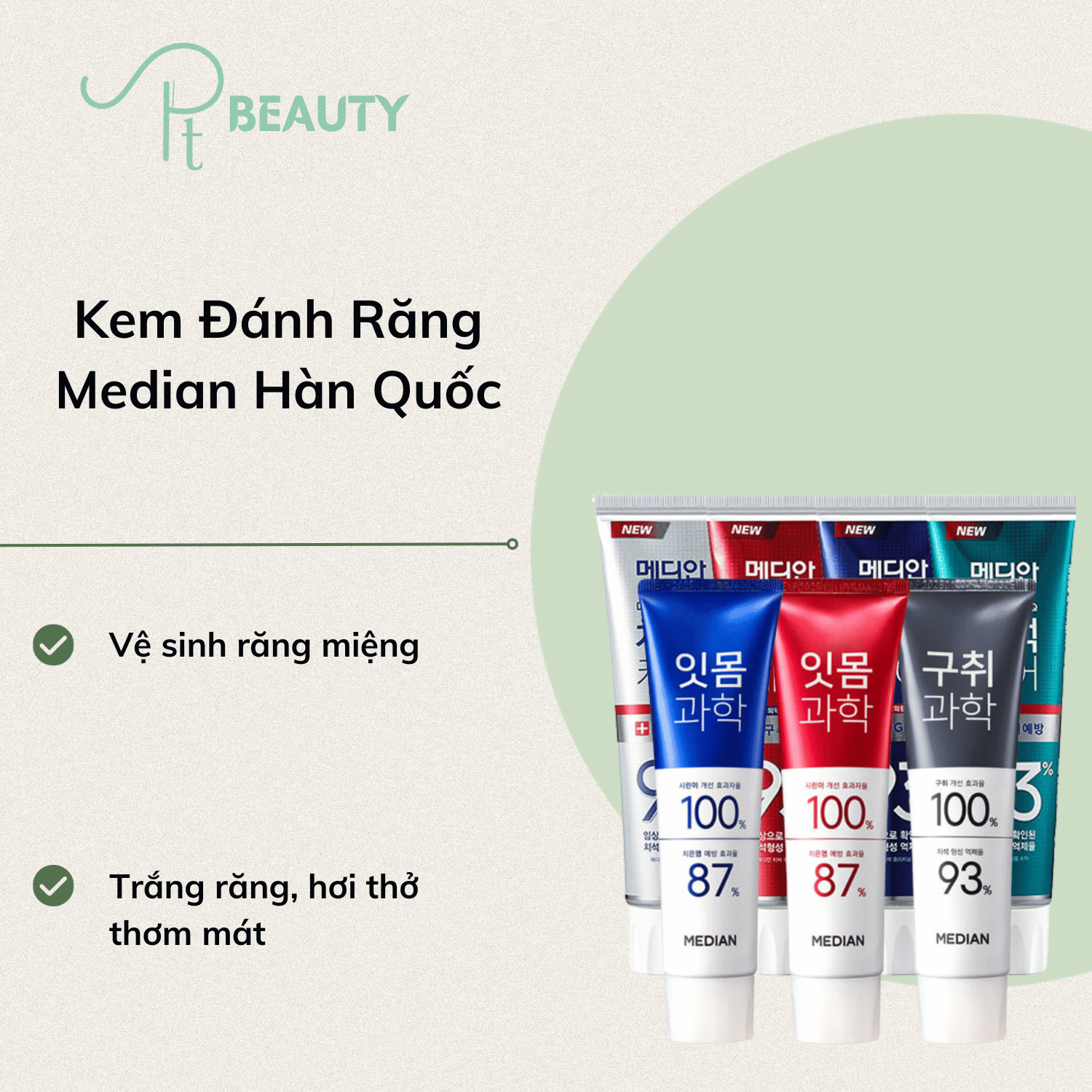 Kem Đánh Trắng Răng Median Dental