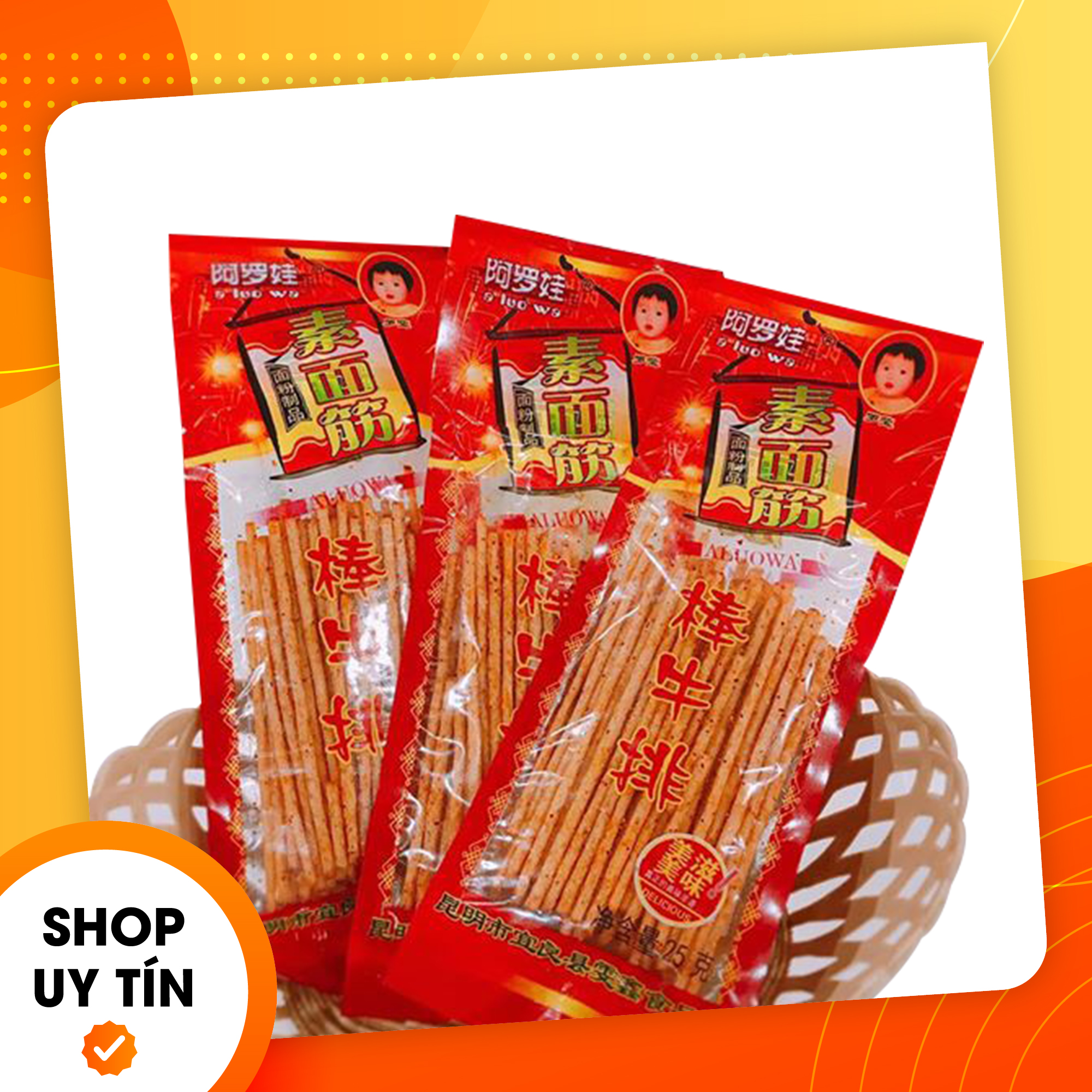 Tăm Cay Đỏ món ngon tuổi thơ
