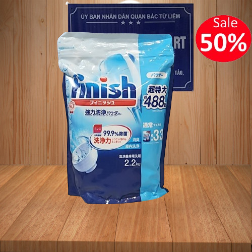 Bột rửa bát Finish 2kg hoặc bột fnish 2.2kg chuyên dùng cho máy rửa bát