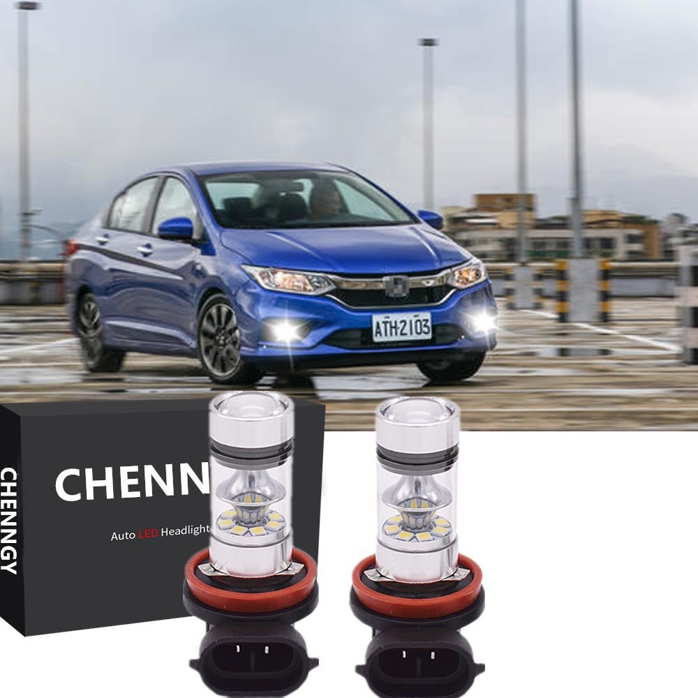 Set 2 đèn sương mù h11 h8 2017-2019 6000k h11 cho xe honda city 2017
