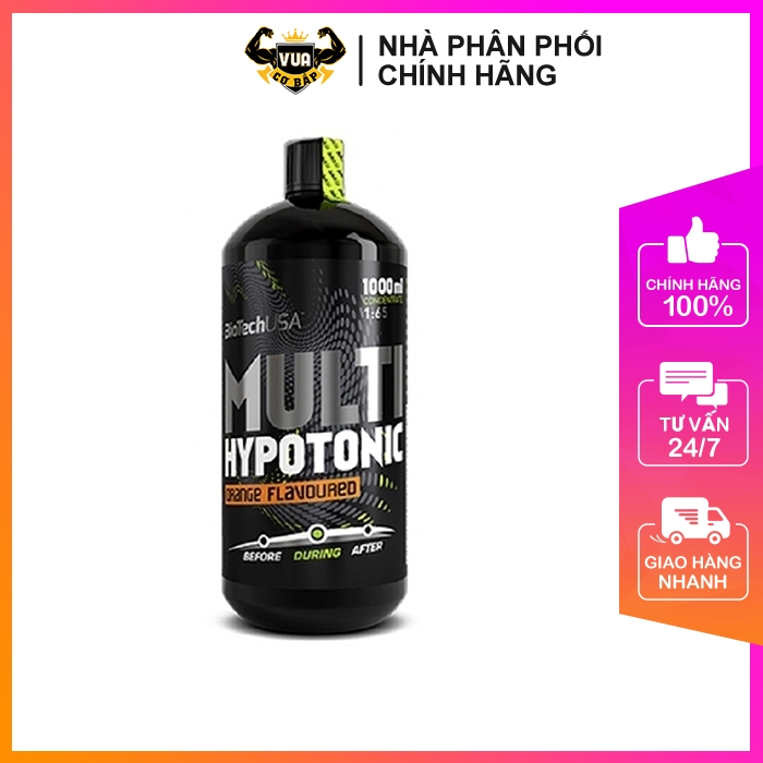 Thực Phẩm Bổ Sung Vitamin - Khoáng Chất Multi Hypotonic BiotechUSA Chai 1000ml