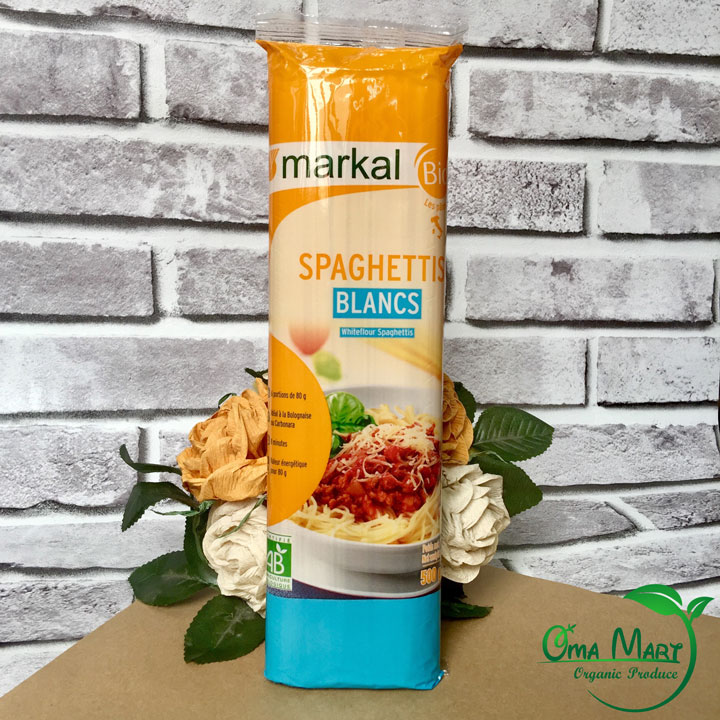 Spaghetti strap white organic MARKAL 500g