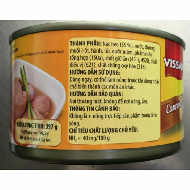 Heo hầm Vissan 397g