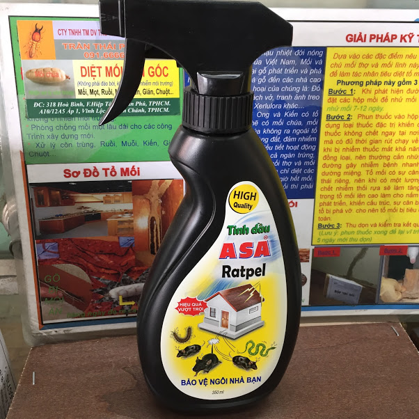 THUỐC ĐUỔI CHUỘT ASA (tinh dầu)