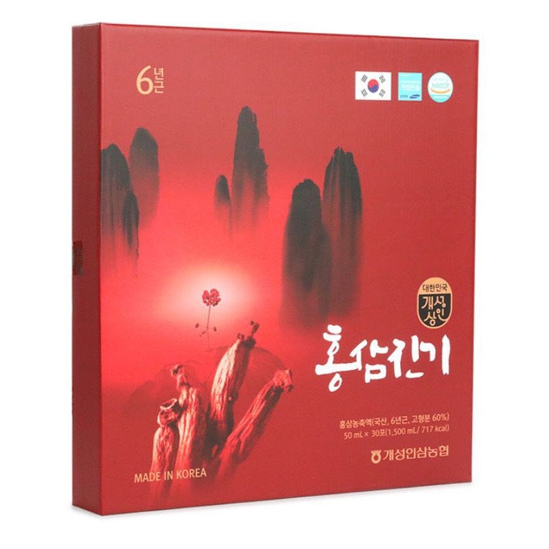 [Hàng Chính Hãng] Nước Hồng Sâm chinki Hàn Quốc 30 gói*50ml