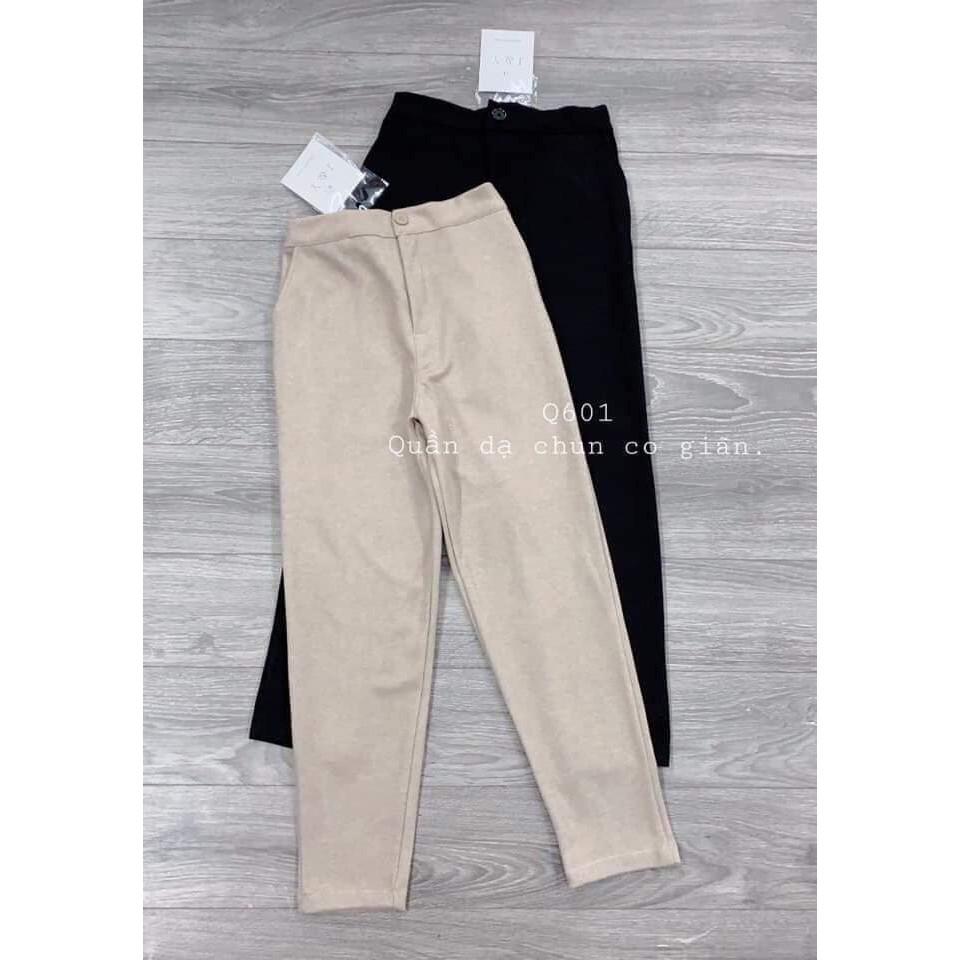 Quần baggy mì dạ khóa