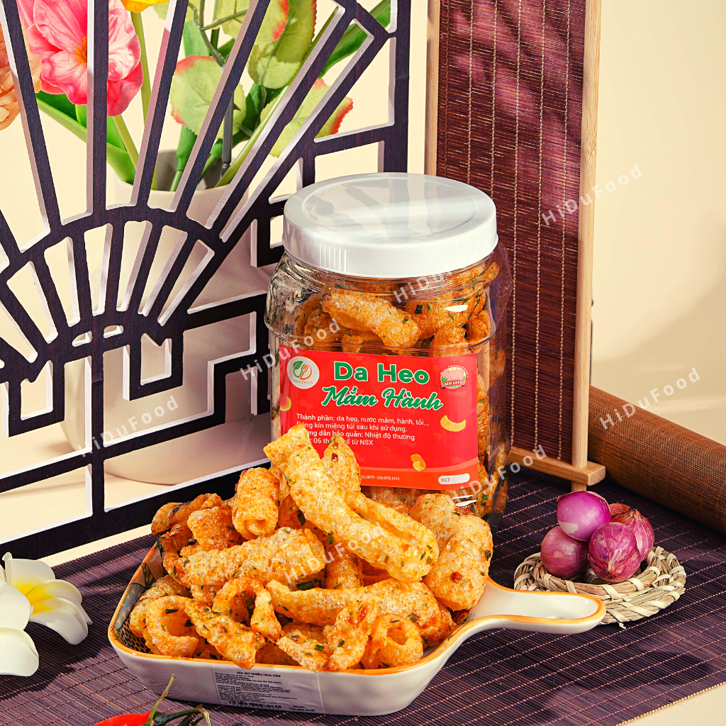250gr Da heo chiên giòn mắm hành thái lan