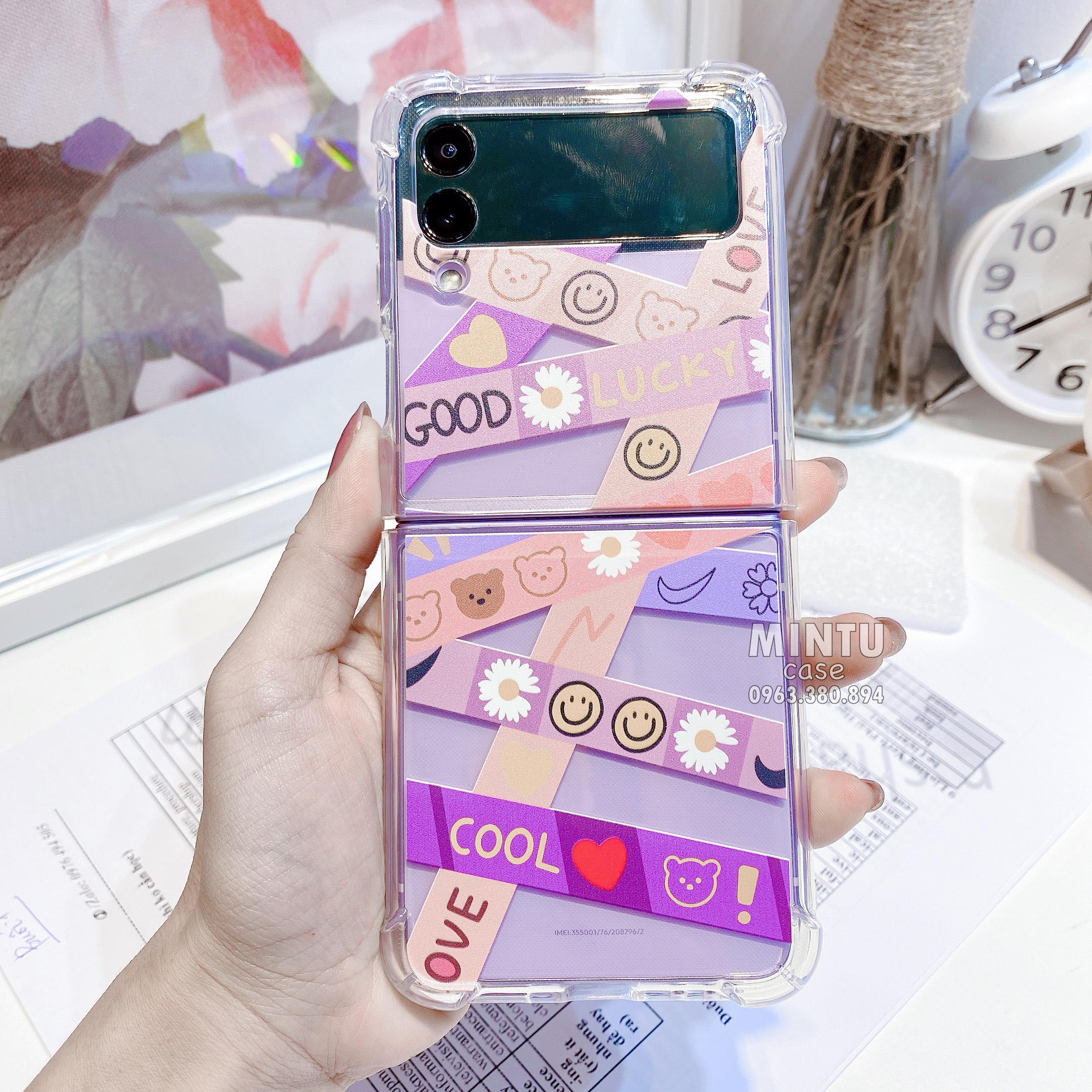 Ốp samsung galaxy z flip5 5g / z flip 5 / z flip4 5g / z flip 4 / z flip3 5g / z flip 3 - zf10