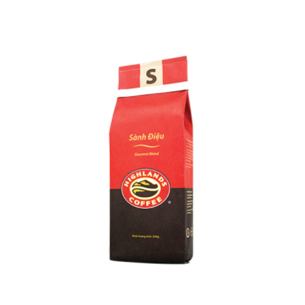 Cafe rang xay nguyên chất Highlands Coffee 200gr