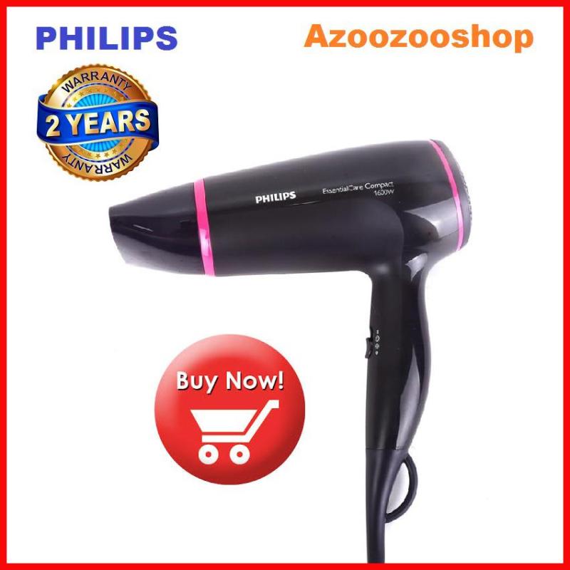 Máy sấy tóc Philips BHD002, sấy khô tóc mạnh mẽ và chăm sóc tóc, 1600W, 3 cài đặt nhiệt và tốc độ, Chế độ ThermoProtect giá rẻ