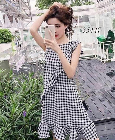 Đầm cát misa caro cao cấp TH