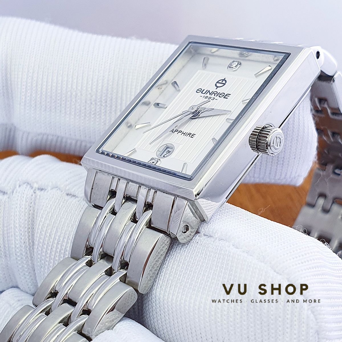 Đồng hồ nữ Sunrise 2190SA Kính Sapphire Chính hãng