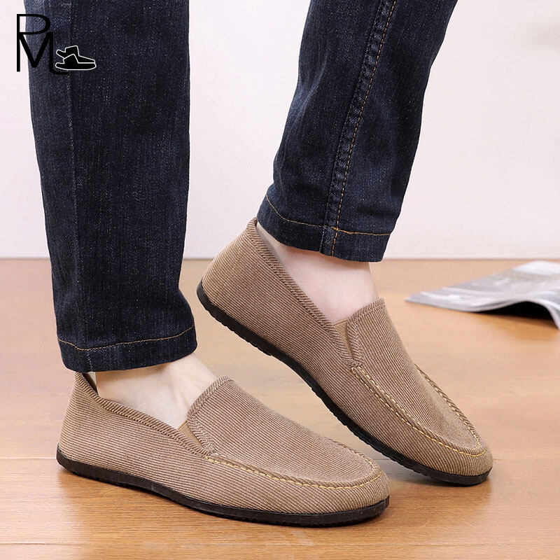 PML Giày Vải Bắc Kinh Cũ Mới, Giày Lười Trẻ Trung Đế Mềm Hoàn Toàn Phù Hợp