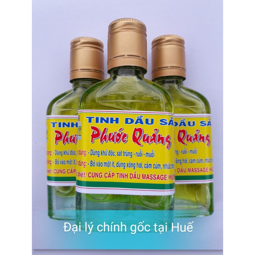 SÉT 3 CHAI TINH DẦU XẢ 100ML/CHAI THƠM LỪNG