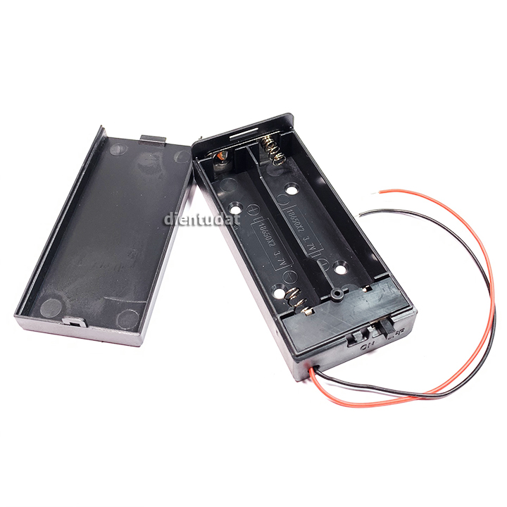 Đế 2 pin 18650 7.4v
