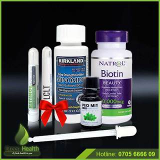 Combo tiết kiệm Minoxidil + Lclt + Retinol + Peo + Biotin thumbnail