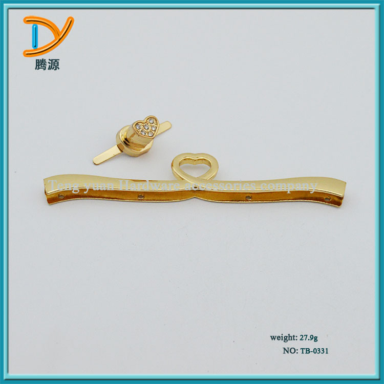 Khóa nẹp hình tim 12.5cm loại tốt