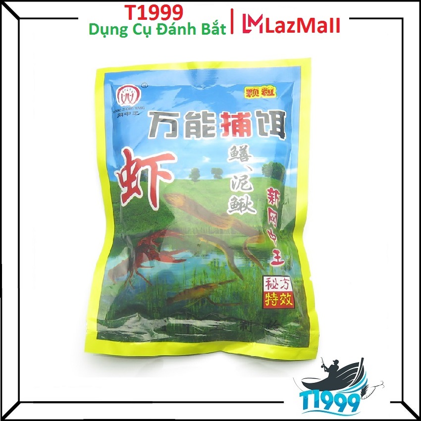 Mồi dụ bắt tôm, cua, cá, lươn, chạch , mồi chuyên dụng xanh - T1999
