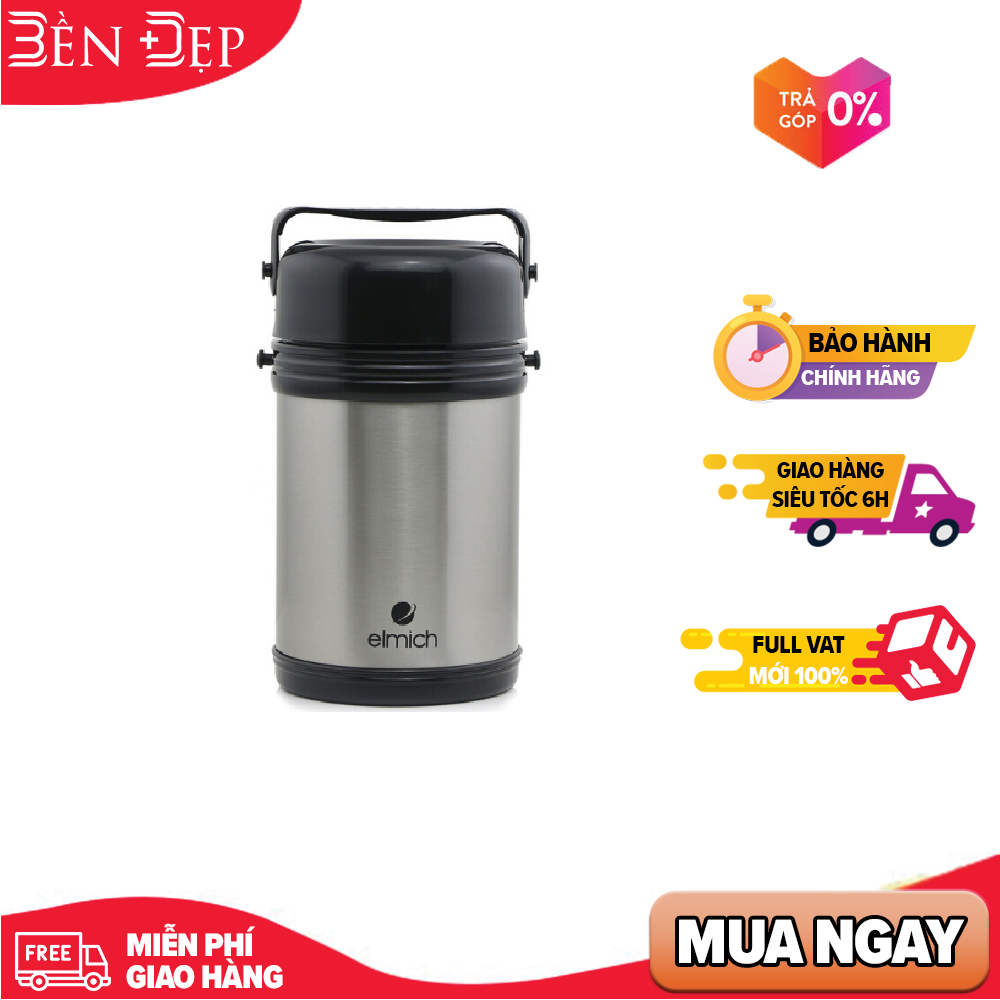 Bình đựng thức ăn giữ nhiệt Elmich 1800ml EL3144 (Giá áp dụng giao tại HN, HCM& các tỉnh liên hệ shop)