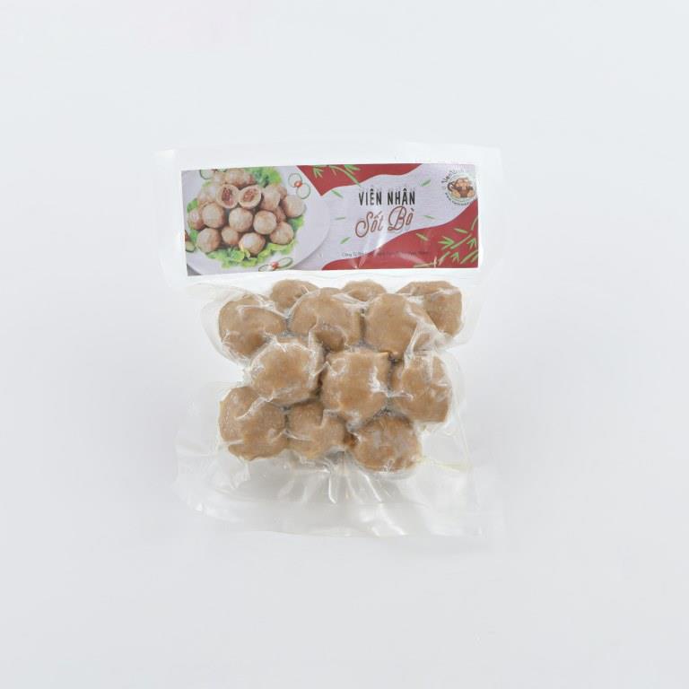 Viên nhân sốt Bò (hương vị Đài Loan) gói 250gr