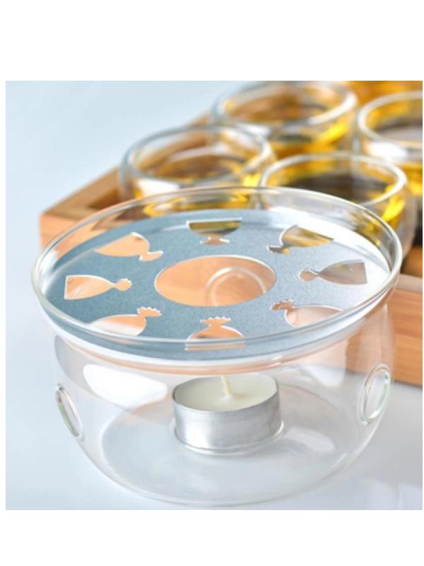 Bộ ấm chén pha trà thủy tinh Zeno SET10