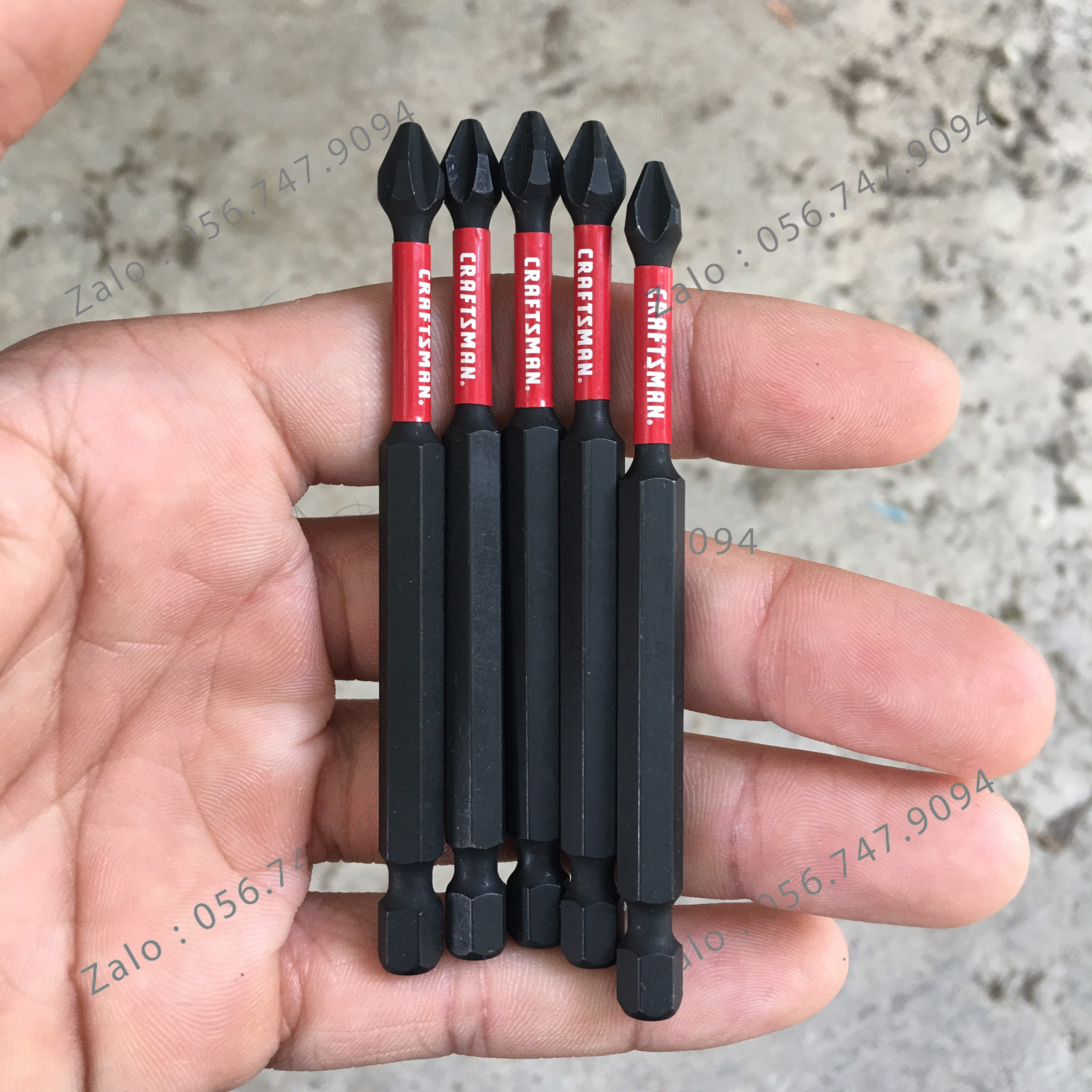 [1 Cái]Mũi Vít CRAFTSMAN PH2 Dài 90mm Tem Đỏ