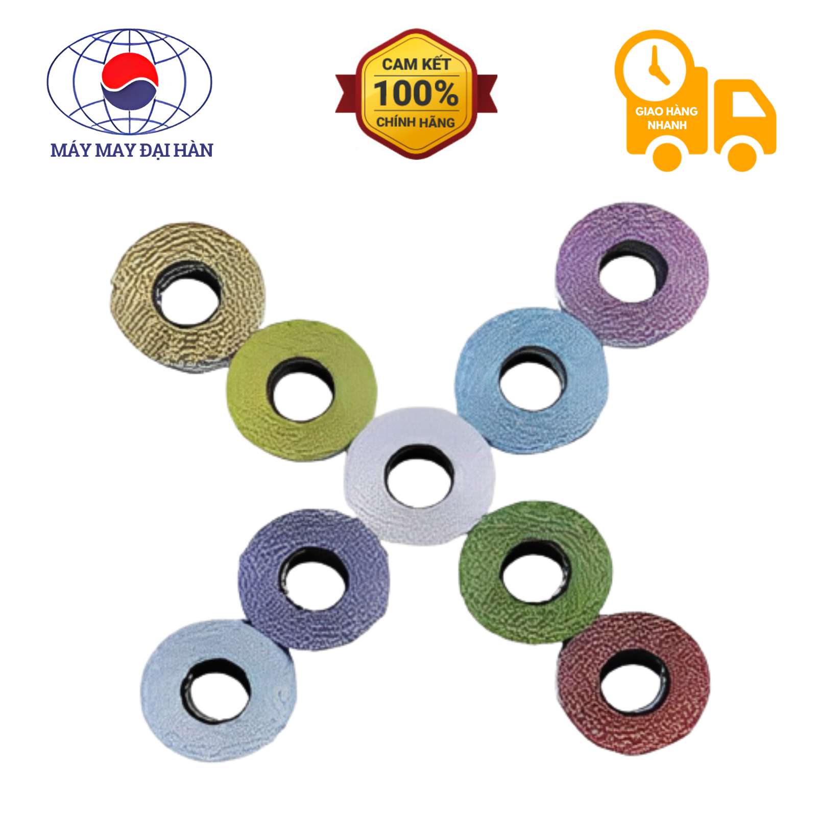 [COMBO 10 CUÔN] Cuộn Đánh Số Meto Số 2 Màu Xanh Lá, Tím, Vàng