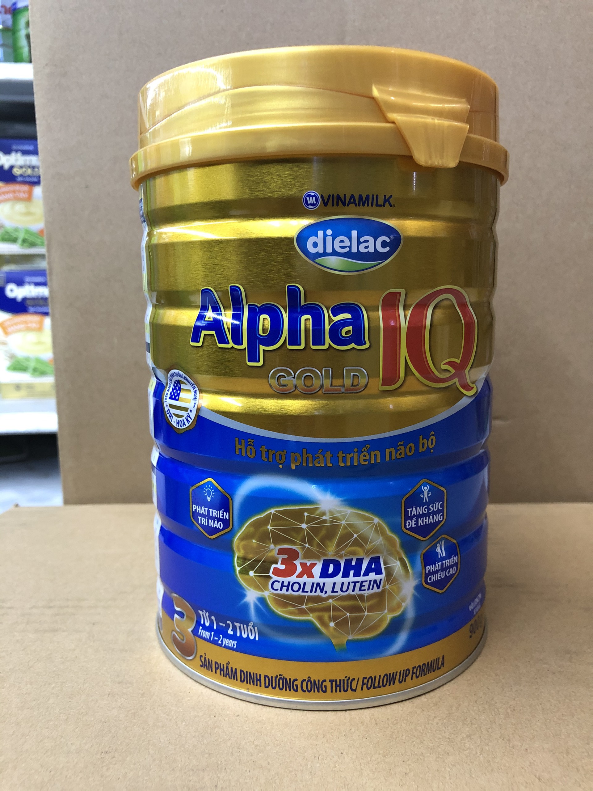 [HCM]Sữa Dielac Alpha Gold IQ số 3 lon 900g