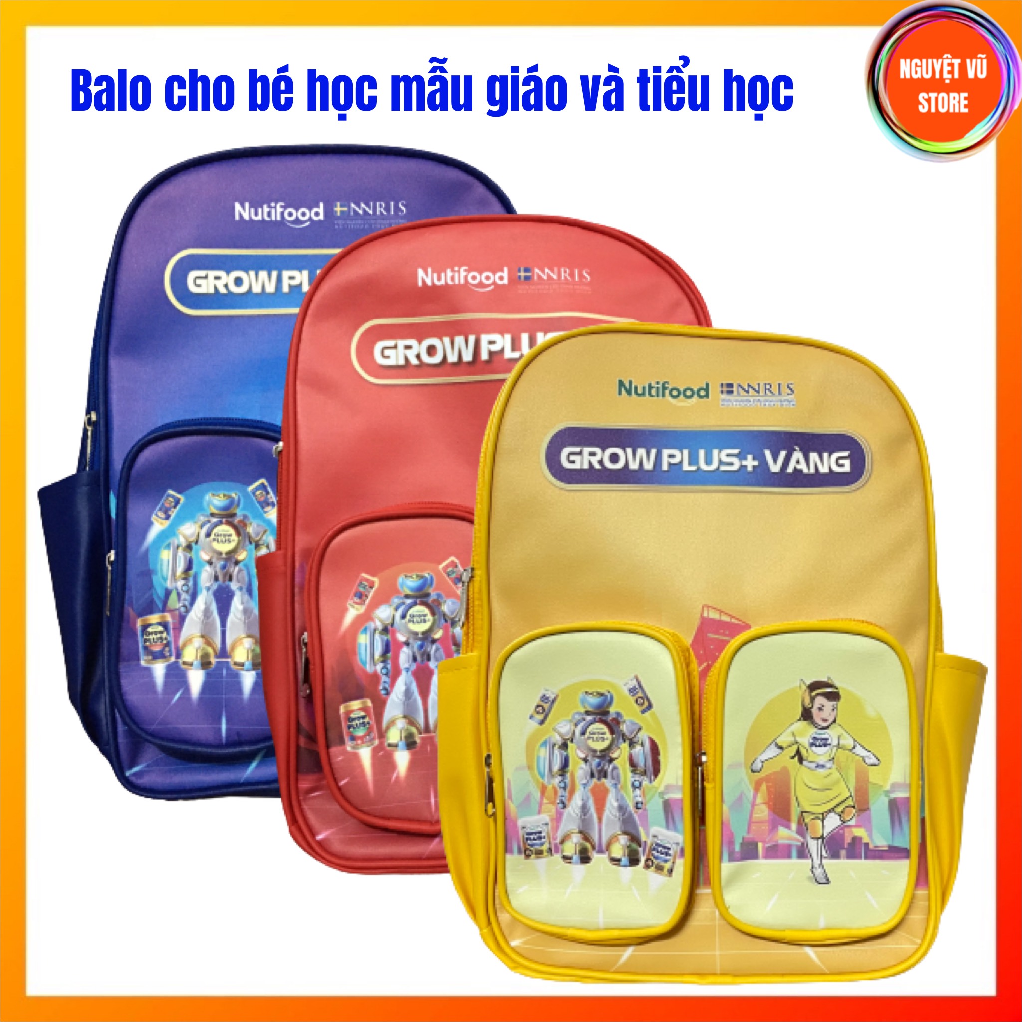 Balo trẻ em growplus hkm nutifood