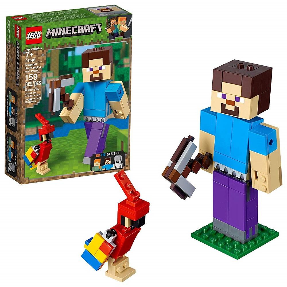 Lego Minecraft 21148 - Steve khổng lồ và vẹt