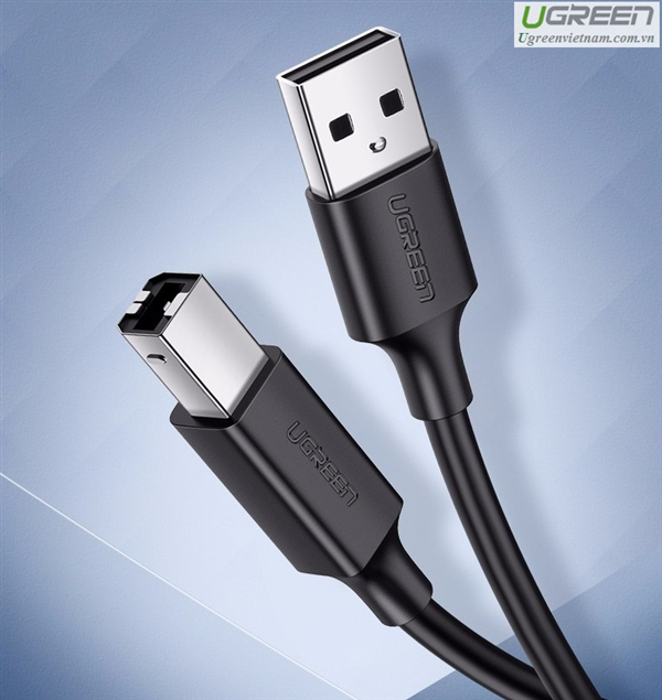 Cáp máy in USB 1,5m  Ugreen 10845 Chính Hãng