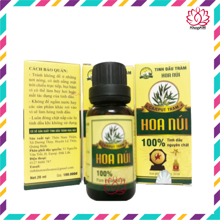 [HCM]Tinh Dầu Tràm Cao Cấp HOA NÚI - combo 2 lọ
