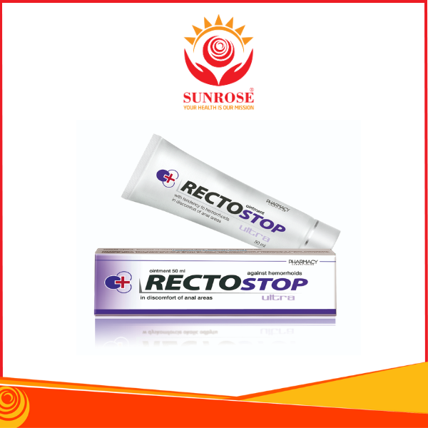 Rectostop ultra tpbvsk - mỡ thoa hỗ trợ điều trị trĩ hàng, chuẩn ba lan, tuýp 50ml