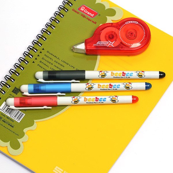Hộp 10 bút dạ kim THIÊN LONG FL-04 (Beebee)