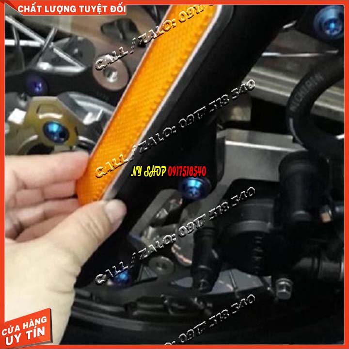 MẮT PHẢN QUANG DÀI DÁN PHUỘC XE MÁY ( giá 1 cặp )