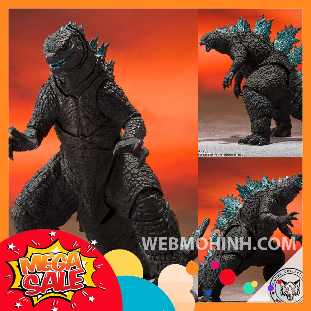 🌟giá hủy diệt🌟 mô hình godzilla shm godzilla vs kong 2021 full box