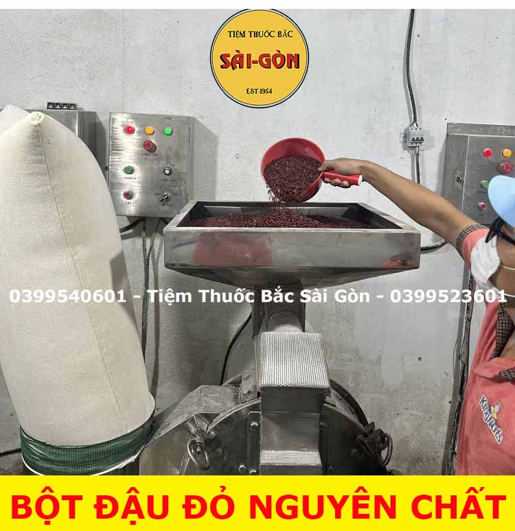 Bột Đậu Đỏ Nguyên Chất 500gram (Nhà Làm, Đậu Sạch, Nguyên Chất, Date mới)
