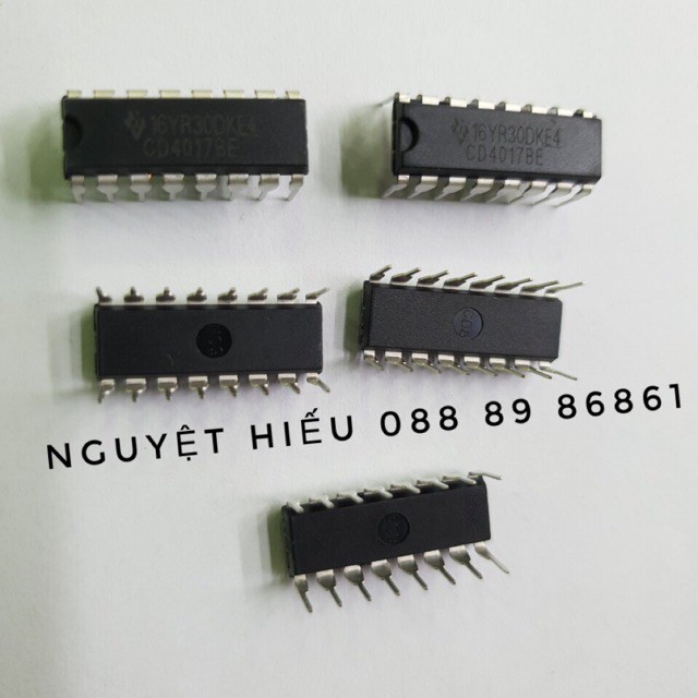 Set 5 con ic đếm thập phân ic 4017