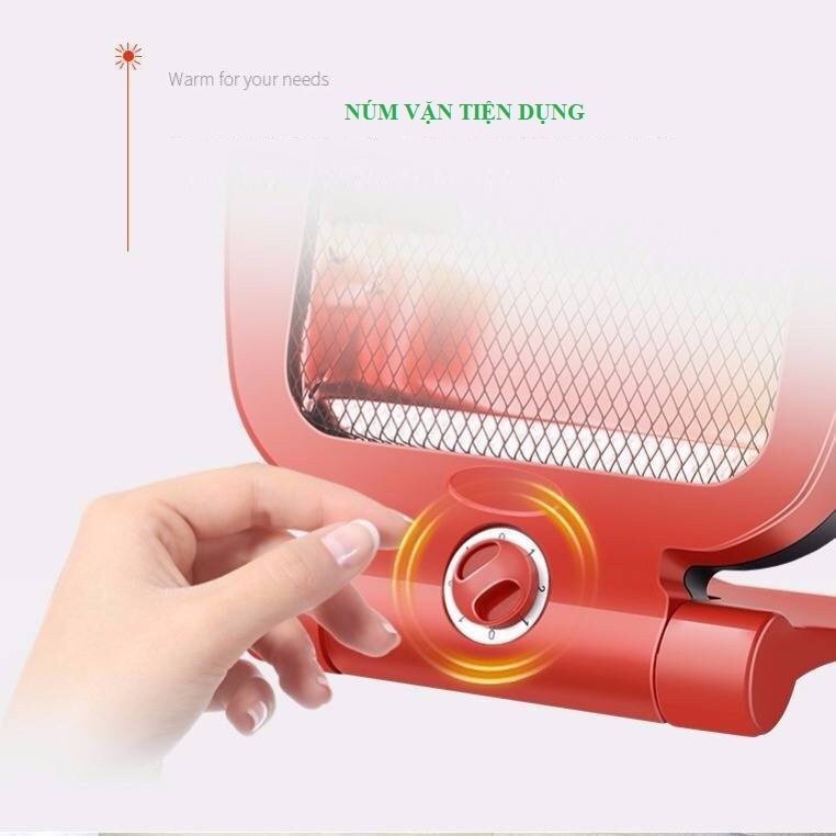 Quạt sưởi NOVA 2 bóng 800W-hàng loại 1