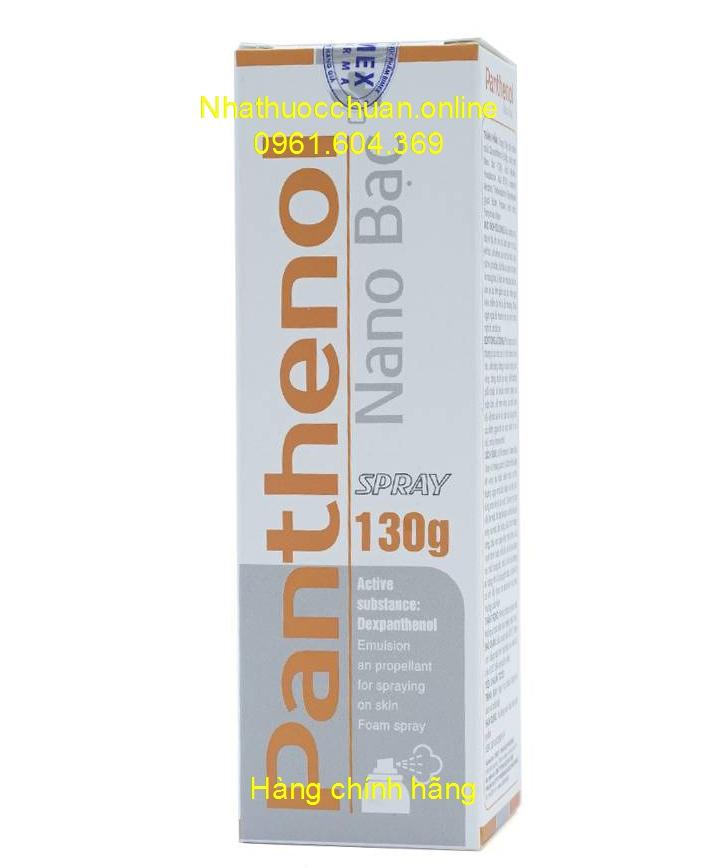 Xịt bỏng  Panthenol