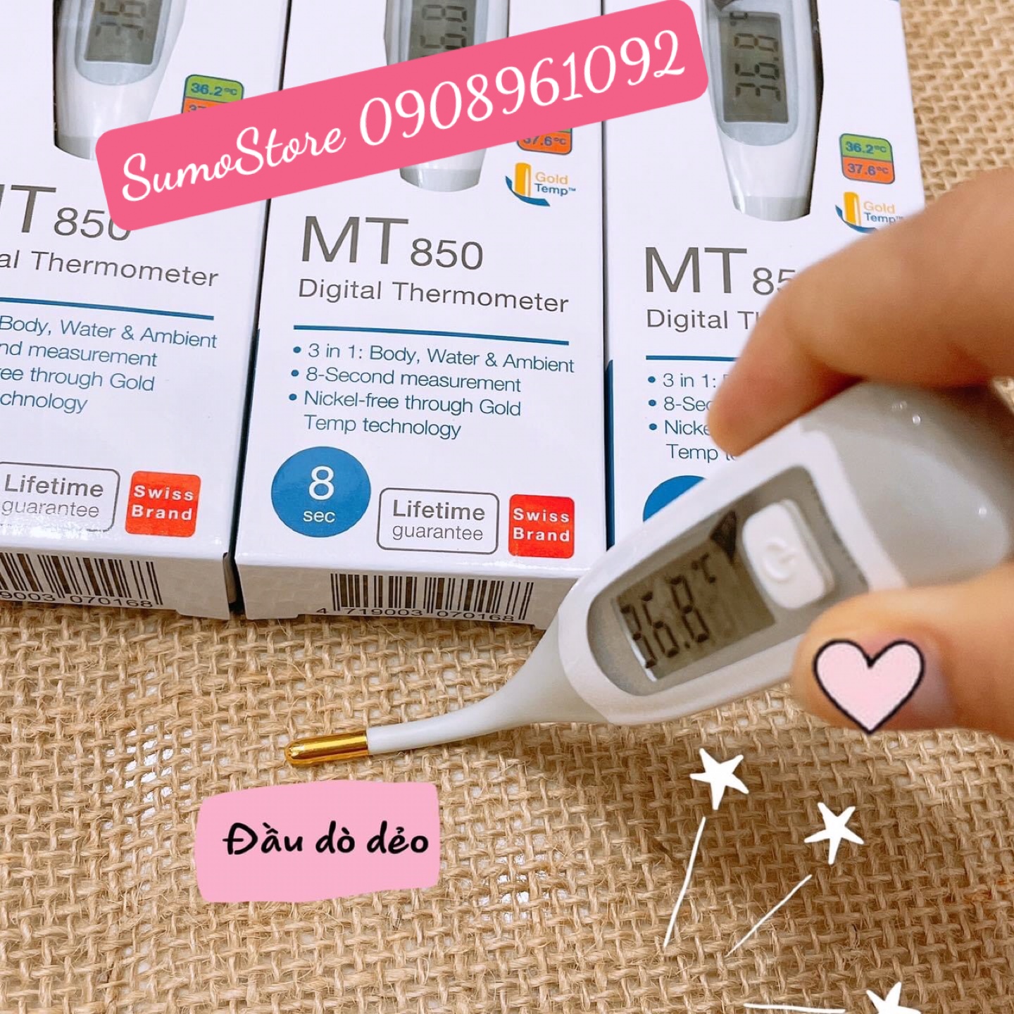 NHIỆT KẾ ĐIỆN TỬ DẠNG BÚT MICROLIFE MT850