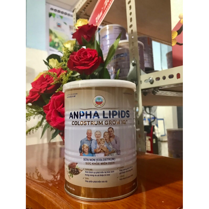 Sữa non Anpha Lipids Colostrum Grow IQ 900 gram