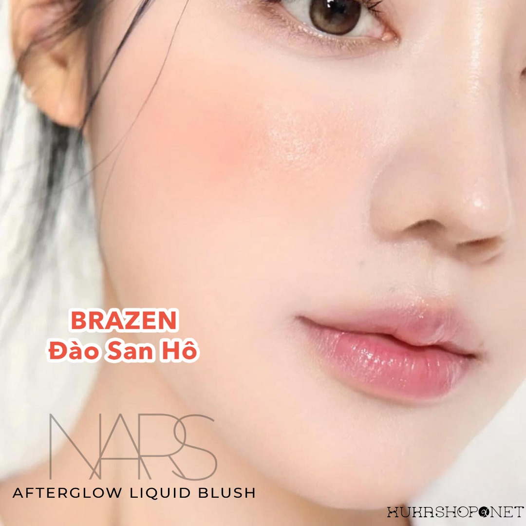 Má hồng dạng kem nars afterglow liquid blush 7ml tiện gọn, sang trọng, mướt mịn