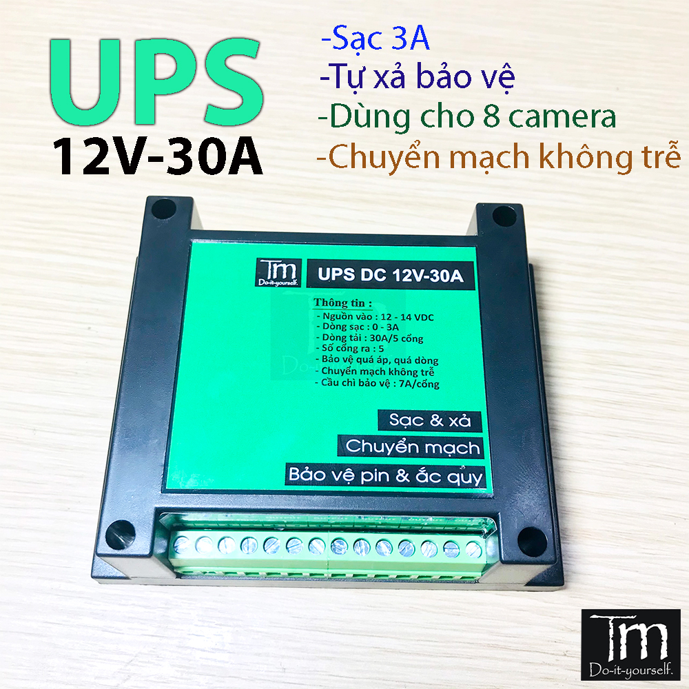 Bộ lưu điện 12V UPS 30A