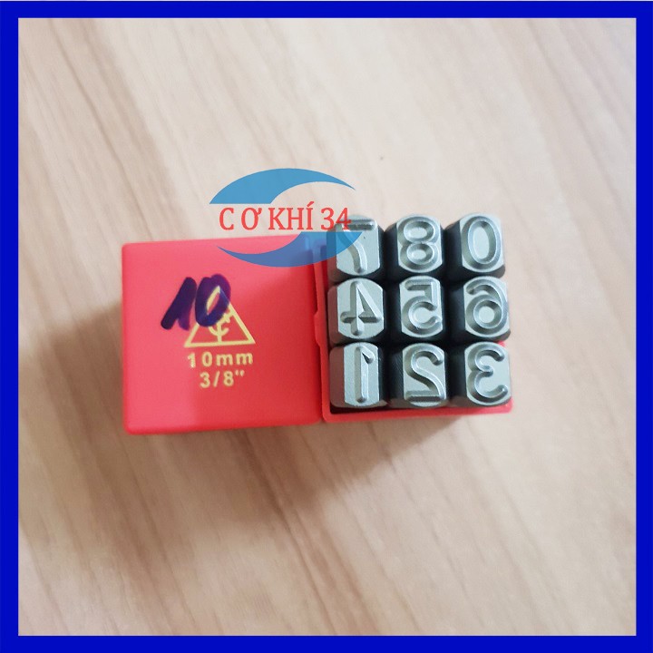 Bộ đóng số đục số 10mm - XUÔI